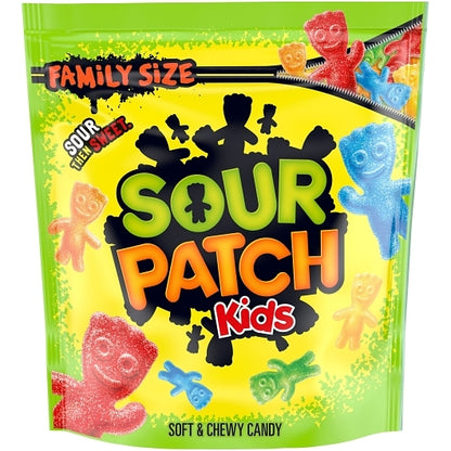 Sour Patch Kids Shrink Pack Bag Gummy Candy, 4 x 1.8 lb Case - DOT product image 4