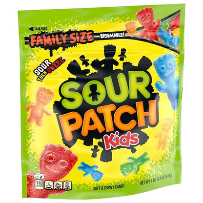 Sour Patch Kids Shrink Pack Bag Gummy Candy, 4 x 1.8 lb Case - DOT product image 6