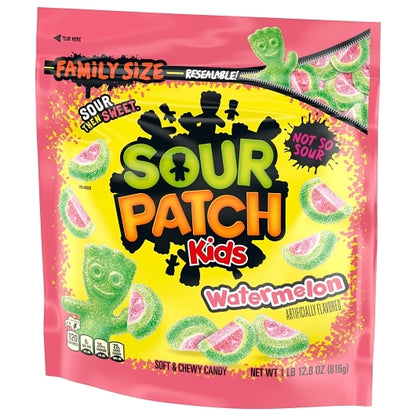 Sour Patch Kids Watermelon Gummy Candy Pouch, 4 x 1.8 lb Case - DOT product image 6