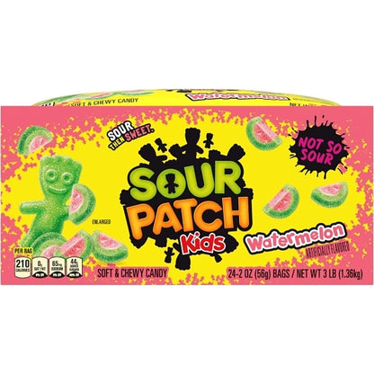 Sour Patch soft Watermelon Gummy Candy, 12 x 24 x 2 oz Case - DOT product image 8