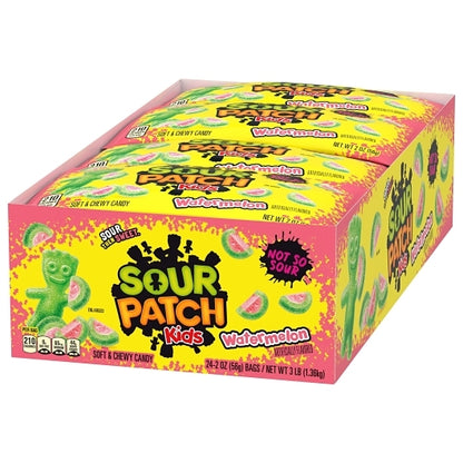 Sour Patch soft Watermelon Gummy Candy, 12 x 24 x 2 oz Case - DOT product image 6