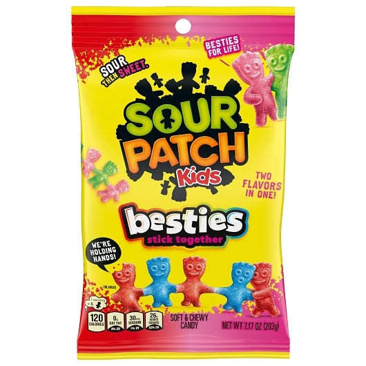 Sour Patch Kids Besties Assorted Soft Candy Bag, 12 x 7.17 oz Case - Candy & Confections - image 2