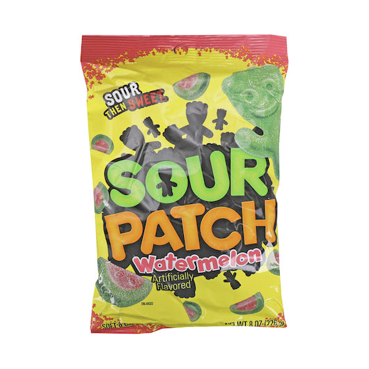 Sour Patch Kids Watermelon Candy Gummy Candy Peg Bag, 12 x 8 oz Case - DOT product image 6