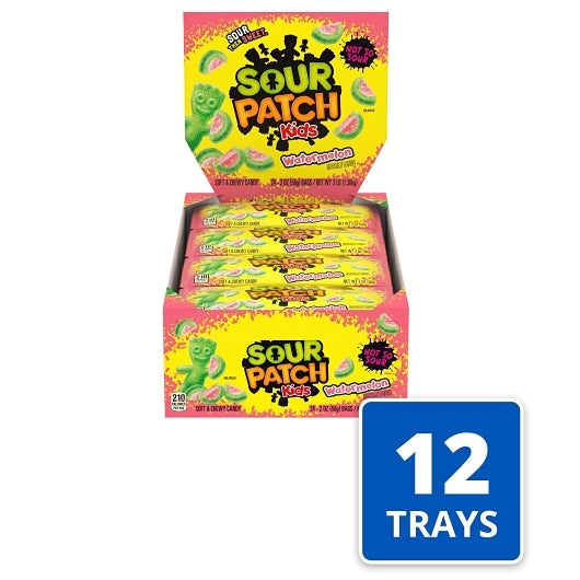 Sour Patch soft Watermelon Gummy Candy, 12 x 24 x 2 oz Case - DOT product image 3