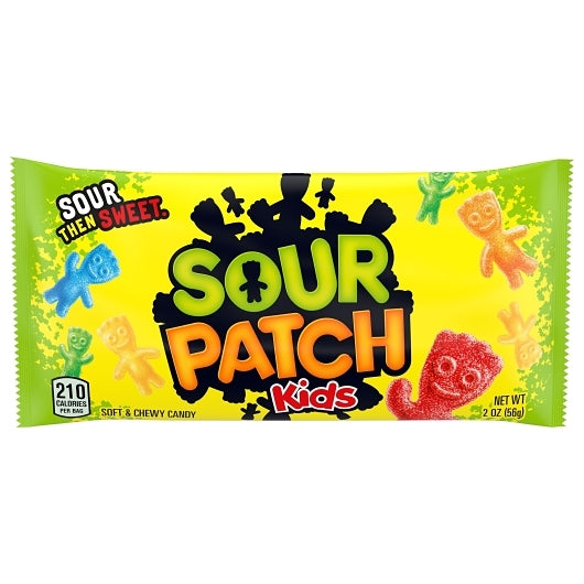 Sour Patch Mondelez Gummy Candy Bag, 12 x 24 x 2 oz Case - Candy & Confections