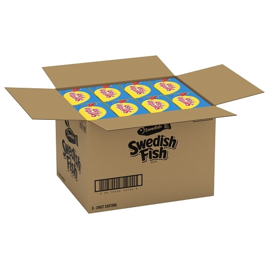 Swedish Fish Fat Free Soft Candy, 8 x 50 oz Case - Candy & Confections