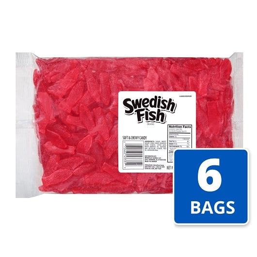 Swedish Fish Bulk, 6 x 5 lb Case - Candy & Confections