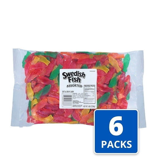 Swedish Fish Assorted Bag Candy Bulk, 6 x 5 lb Case - DOT product image 3