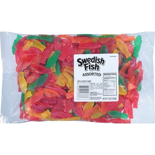 Swedish Fish Assorted Bag Candy Bulk, 6 x 5 lb Case - DOT product image 2