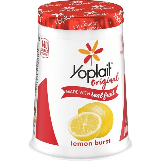 Yoplait Original Lemon Burst Yogurt, 12 x 6 oz Case - DOT product image 6