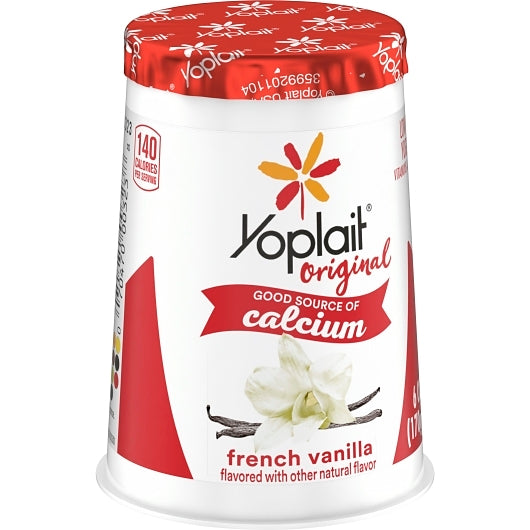 Yoplait Original French Vanilla Yogurt, 12 x 6 oz Case - DOT product image 5