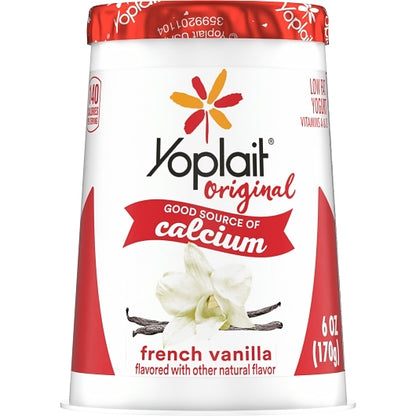 Yoplait Original French Vanilla Yogurt, 12 x 6 oz Case - DOT product image 4