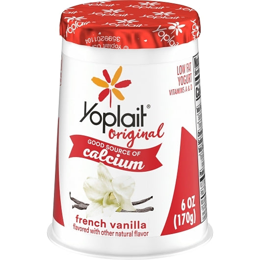 Yoplait Original French Vanilla Yogurt, 12 x 6 oz Case - DOT product image 7