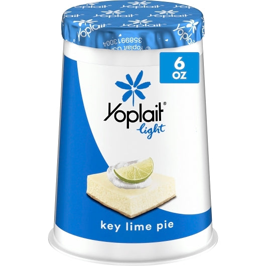 Yoplait Light Fat Free Key Lime Pie Yogurt, 6 Ounce - 12 per case. - DOT product image 1
