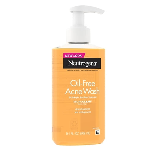 Neutrogena Oil-Free Acne Wash Microclear, 4 x 3 x 9.1 fl oz Case - DOT product image 3