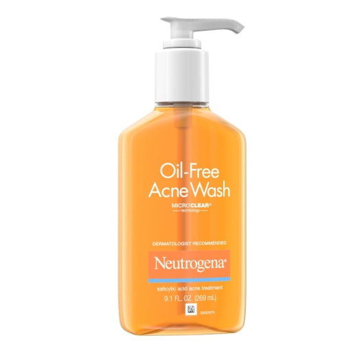 Neutrogena Oil-Free Acne Wash Microclear, 4 x 3 x 9.1 fl oz Case - DOT product image 4