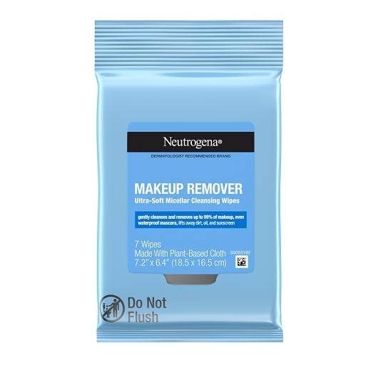 Neutrogena Make-Up Remover Cleansing Towelettes, 2 x 12 x 7 ct Case - Health & Personal Care