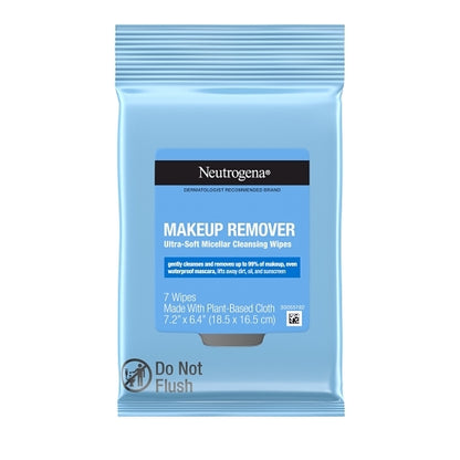 Neutrogena Make-Up Remover Cleansing Towelettes, 2 x 12 x 7 ct Case - Health & Personal Care