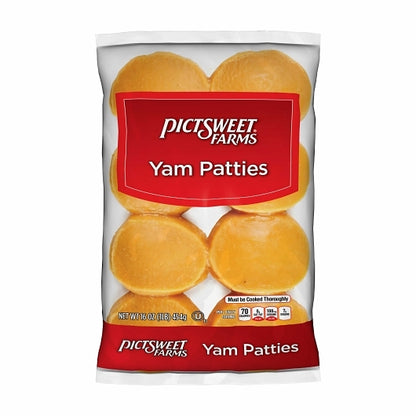 Pictsweet Sweet Potato Patties, 18 x 16 oz Case - Frozen Potatoes Sides