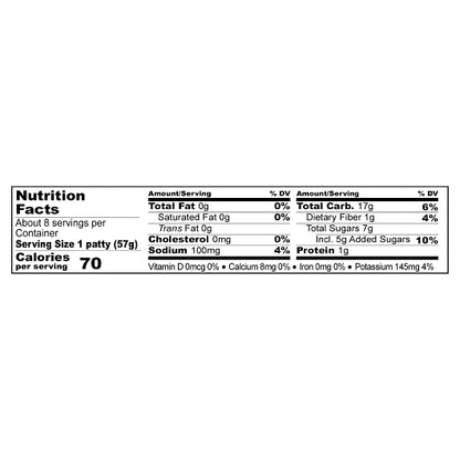 Pictsweet Sweet Potato Patties, 18 x 16 oz Case - DOT product image 8