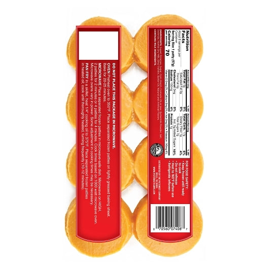 Pictsweet Sweet Potato Patties, 18 x 16 oz Case - DOT product image 4