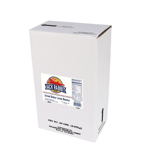 Jack Rabbit Baby Lima Beans, 1 x 20 lb Case - GS1 closed shipping case image