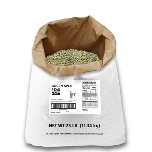 Jack Rabbit Green Split Peas, 1 x 25 lb Case - DOT product image 3
