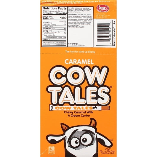 Cow Tales Vanilla Cow Tales Convertible Box, 12 x 36 x 1 oz Case - DOT product image 5