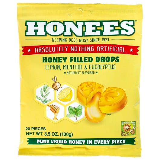 Honees Display Honey Lemon Cough Drops, 12 x 20 PC Case - DOT product image 3