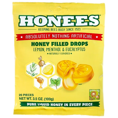Honees Display Honey Lemon Cough Drops, 12 x 20 PC Case - DOT product image 3