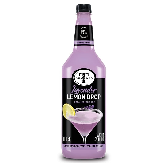 Mr & Mrs T's Lavender Lemon Mix, 6 x 1 LT Case - Beverages