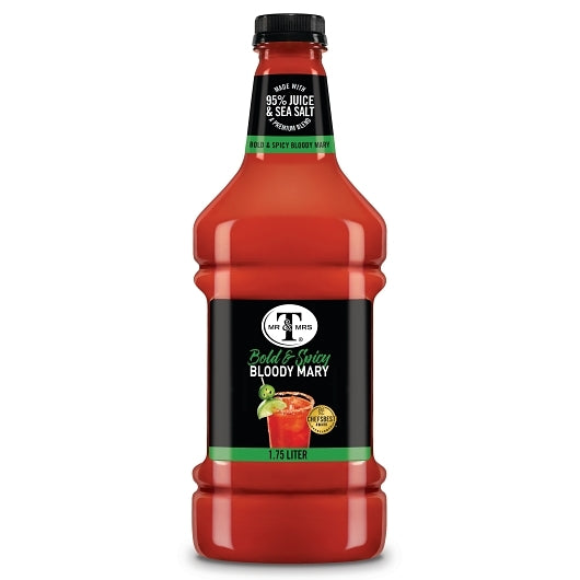 Mott's MMT Bold & Spicy Bloody Mary cocktail Mixer, 6 x 1.75 LT Case - Beverages