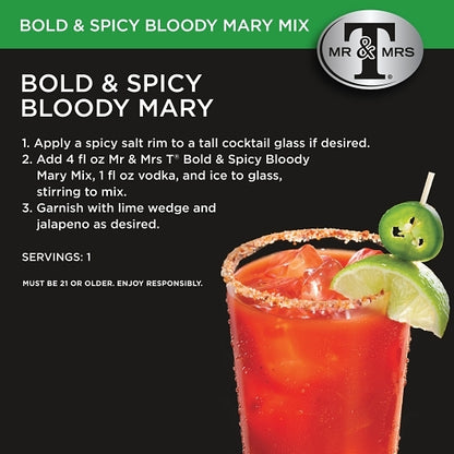 Mott's MMT Bold & Spicy Bloody Mary cocktail Mixer, 6 x 1.75 LT Case - DOT product image 7