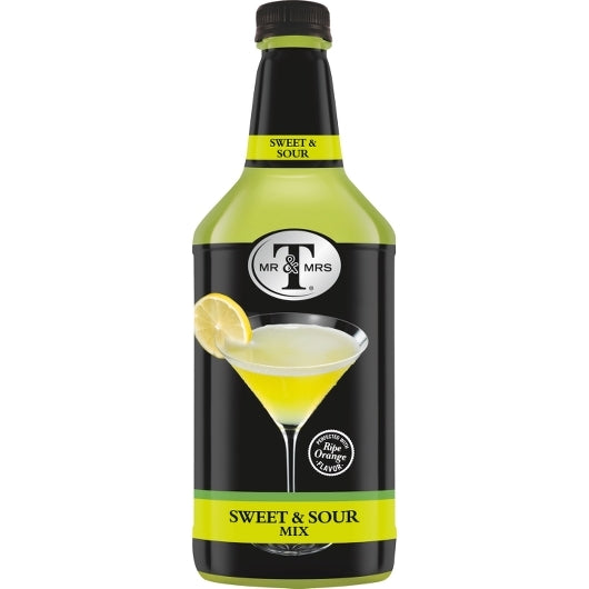 Mr and Mrs Sweet & Sour cocktail Mixer, 6 x 1.75 LT Case - Beverages