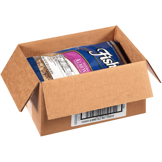 Fisher Toasted Blanched Slivered Almonds, No Salt, 3 x 32 oz Case - DOT product image 7
