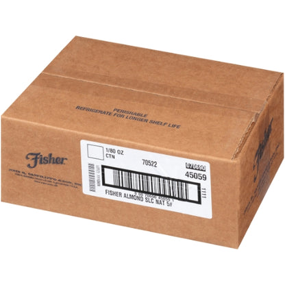 Fisher Sliced Natural Almonds, 1 x 5 lb Case - DOT product image 4