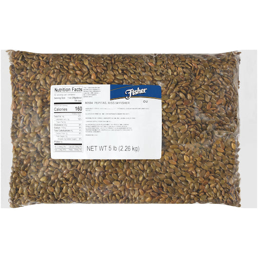 Fisher Roasted Sea Salt Pepitas, 1 x 5 lb Case - DOT product image 2
