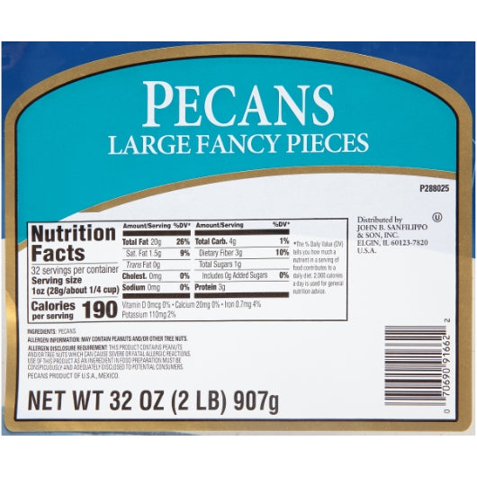 Fisher Fancy Large Pecan Pieces, 3 x 32 oz Case - DOT product image 6
