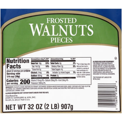 Fisher Frosted Walnut Pieces, 3 x 32 oz Case - DOT product image 8