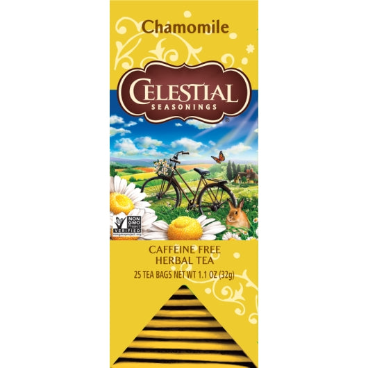Celestial Seasonings Chamomile Herb Tea, 6 x 25 each Case - Spices Seasonings