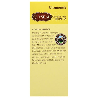 Celestial Seasonings CHAMOMILE HERB TEA, 6 x 25 each Case - DOT product image 2