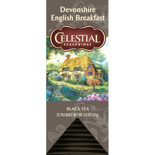 Celestial Seasonings Devonshire English Breakfast, 6 x 25 each Case - Spices Seasonings