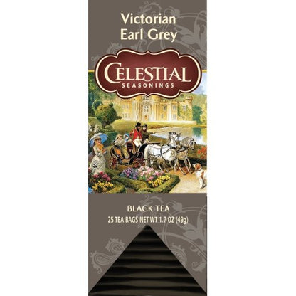 Celestial Seasonings Victorian Earl Grey, 6 x 25 each Case - Spices Seasonings