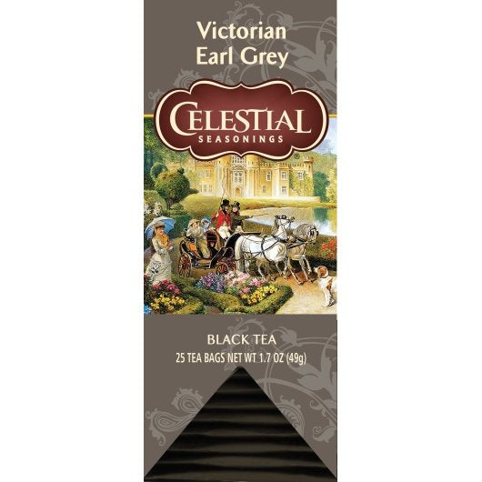 Celestial Seasonings Victorian Earl Grey, 6 x 25 each Case - Spices Seasonings