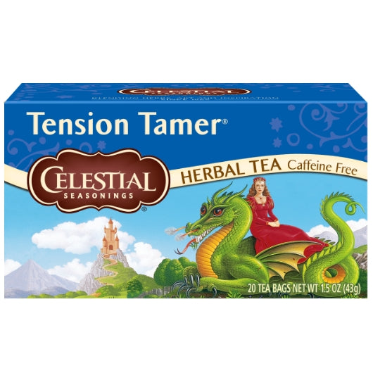 Celestial Seasonings Tension Tamer Herb Tea, 6 x 20 ct Case - Coffee & Tea
