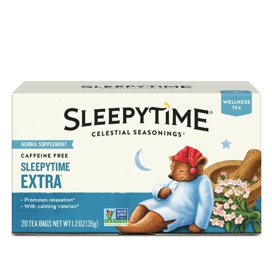 Celestial Seasonings Extra Sleepytime Tea, 6 x 20 ct Case - Coffee & Tea