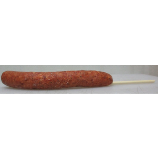 Eddy Carls Pork 9 Inch Pork and Beef Sausage On Stick, 1 x 10 lb Case - Frozen Meat & Seafood