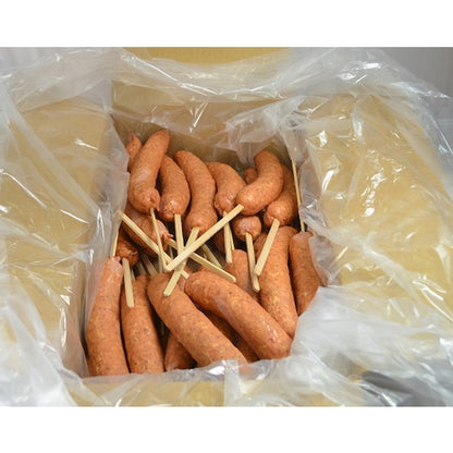 Eddy Carls Pork 9 Inch Pork and Beef Sausage On Stick, 1 x 10 lb Case - DOT product image 3