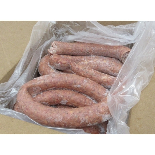 Eddy Pork And Beef Jalapeno & Cheese Rope Natural Casing, 1 x 10 lb Case - Frozen Meat & Seafood