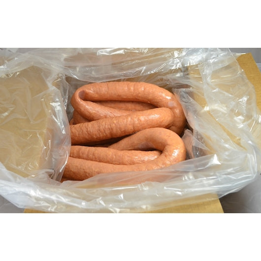 Eddy Traditional Smoked Sausage Rope, 1 x 10 lb Case - Frozen Meat & Seafood